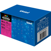 Светодиодная бахрома с контроллером Uniel ULD-B1805-048/DTA MULTI, IP20, 1,8 м UL-00005273
