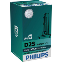 Автолампа PHILIPS D2S 35 P32d-2+150 XENON X-TREME VISION gen2 4800K 85V ,1,2 85122XV2C1