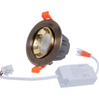 Встраиваемый светильник Citilux Альфа бронза+золото LED 7Wх3500K CLD001NW6