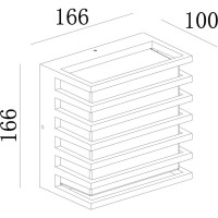 Бра MAYTONI Outdoor O020WL-L10B4K