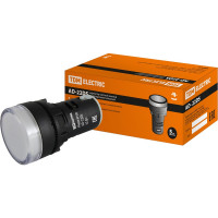 Лампа TDM ELECTRIC AD-22DS LED матрица d22мм белый 12В AC/DC SQ0702-0015