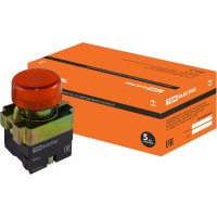Лампа TDM ELECTRIC BV64 матрица d22 мм красный SQ0702-0046