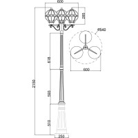 Ландшафтный светильник MAYTONI Outdoor O023FL-03G