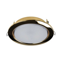 Встраиваемый точечный светильник Jazzway PGX70 15254.3 40Вт GX70 IP20 152х54мм встраиваемый глянцевый золотой 1027658