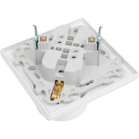 Розетка Simon 2х2К+З Schuko без шторок, белый 2450459-030