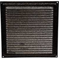 Решётка металлическая с сеткой (бронзовая; 200x200 мм) Эвент ВРС