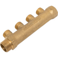 Коллектор Tiemme НВ 3/4", 4 выхода, 1/2", Н 36 мм 1910001