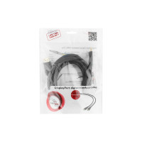 Кабель Cablexpert DisplayPort v1.2, 20M/20M, 3м, черный, экран, пакет CC-DP2-10