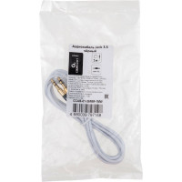 Кабель аудио Cablexpert Jack 3.5(M)/Jack 3.5(M), Mobile, 1м, белый, пакет, CCAB-01-35MM-1MW