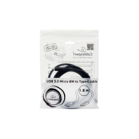 Кабель USB Cablexpert USB3.0 microBM/USB Type-C, 1.8м CCP-USB3-mBMCM-6