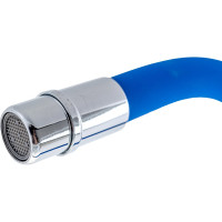 Смеситель для кухни MATRIX Елочка 40 мм, синий, силиконовый излив 4007 SMF-398001/BL