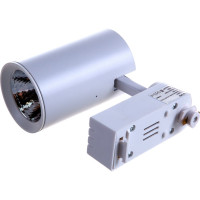 Трековый светодиодный светильник General Lighting Systems 10 Вт 1 фаза  IP20, 65х105х145мм, GTR-10-1-IP20 белый 580002