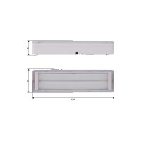 Аварийный светодиодный светильник ЭРА DBA104020, 44LED, 6ч, Б0044397