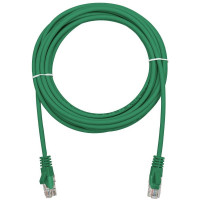 Патч-корд компьютерный U/UTP SUPRLAN Cat.5e 4x2 26AWG /7x0.16mm/ Cu LSZH зеленый 5м 10-0160