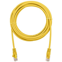 Патч-корд компьютерный U/UTP SUPRLAN Cat.5e 4x2 26AWG /7x0.16mm/ Cu LSZH желтый 5м 10-0165