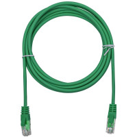 Патч-корд компьютерный U/UTP SUPRLAN Cat.5e 4x2 26AWG /7x0.16mm/ Cu LSZH зеленый 3м 10-0159