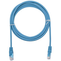 Патч-корд компьютерный U/UTP SUPRLAN Cat.5e 4x2 26AWG /7x0.16mm/ Cu LSZH синий 3м 10-0149
