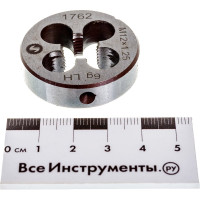 Плашка ИНСТУЛС М. 12.0х1.25х38х10 9SiCr 6g DIN223 левая 00001178346