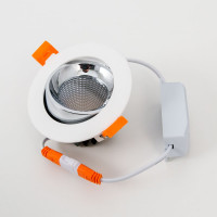 Встраиваемый светильник Citilux Альфа белый+хром LED 7Wх3500K CLD001NW1