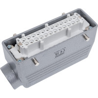 Розетка Emas боковой ввод, 24 полюса, 16А, 400В. EBM24PU10