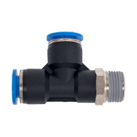 Тройник цанговый T-образный с наружной резьбой (3/8M; 10 мм) SHPI PST 10-R03