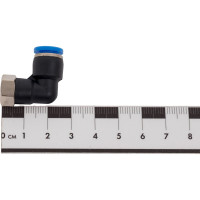 Фитинг цанговый угловой с внутренней резьбой M5x0.8 для трубки диаметром 6 мм SHPI PLF 06-M5