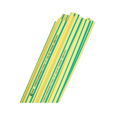 Термоусаживаемая трубка EKF ТУТ PROxima tut-10-yg-1m