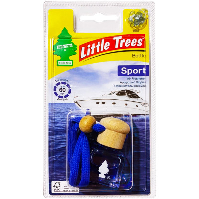 Подвесной жидкостный ароматизатор Car-Freshner LITTLE TREES Bottle Спорт C02