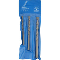 Набор сверл по бетону (3 шт; 5, 6, 8 мм; цилиндрический хвостовик) ТУНДРА 2580609