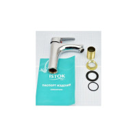 Латунный одноручный смеситель для умывальника Istok life 0402.421