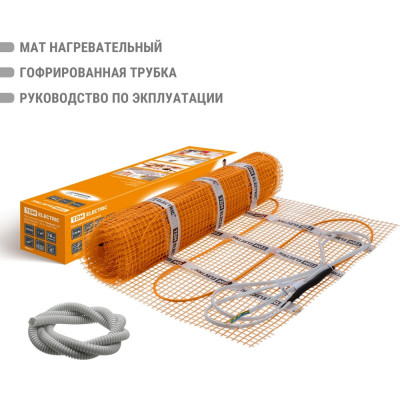 Теплый пол (мат нагревательный) TDM ELECTRIC Комфорт МН двухжильный, 2,5 кв. м, 375 Вт SQ2501-0011