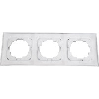 Рамка NILSON трехместная антрацит Touran metallic 24160093