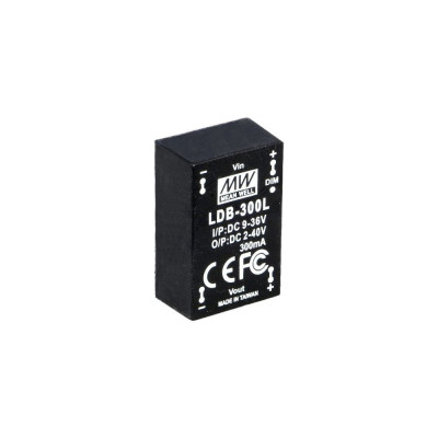 LED-драйвер Mean Well LDB-600L DC-DC драйвер светодиодов повышающий/понижающий вход 9…28В DC Т02276521