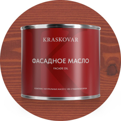 Масло фасадное Kraskovar Вишня 2,2л 1302