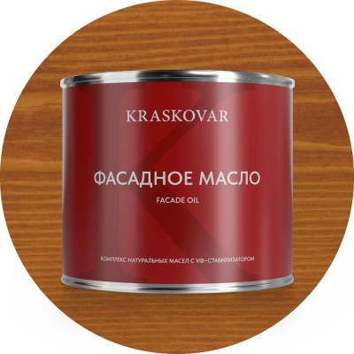 Масло фасадное Kraskovar Осенний клён 2,2л 1300