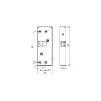 Замок электромеханический нормально закрытый PROMIX SM306.10 белый 00-00101565