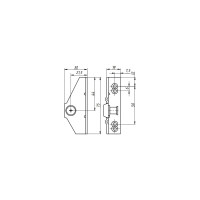 Замок электромеханический нормально закрытый PROMIX SM306.10 белый 00-00101565