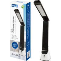 Светильник Uniel TLD-564, White-Black/LED/500Lm/3000-6000K/Dimmer/NightLight, настольный, с ночником, 8W UL-00006474