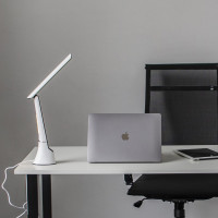 Светильник Uniel TLD-564, White-Black/LED/500Lm/3000-6000K/Dimmer/NightLight, настольный, с ночником, 8W UL-00006474