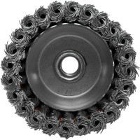 Щетка-крацовка чашка (100 мм; М14; стальная проволока 0.5 мм) Pobedit 2128100