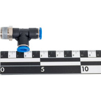 Тройник цанговый T-образный с наружной резьбой (3/8M; 8 мм) SHPI PST 08-R03