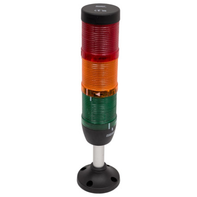 Сигнальная колонна Emas 50мм, красная, зеленая,жёлтая, 220В IK53F220XM03
