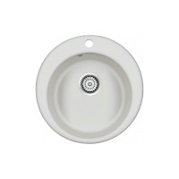 Гранитная мойка Paulmark GELEGEN 50 белый, D475 мм PM404800-WH