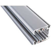 Шинопровод Uniel UBX-AS4 SILVER 100 POLYBAG, осветительный, тип А, трехфазный, 1 м 9722