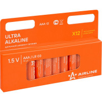 Батарейки Airline LR03/AAA, щелочные, 12 шт. AAA-12