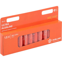 Батарейки Airline LR6/AA, щелочные, 12 шт. AA-12