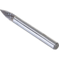 Борфреза твердосплавная гиперболическая с точечным торцом с двойной насечкой (6х16 мм; хвостовик 6 мм) ПНЕВМО-ТРЕЙД G0616-M06