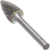 Борфреза твердосплавная гиперболическая с точечным торцом с двойной насечкой (14х25 мм; хвостовик 6 мм) ПНЕВМО-ТРЕЙД G1425-M06