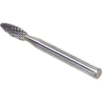 Борфреза твердосплавная пламевидная с двойной насечкой (6х18 мм; хвостовик 6 мм) ПНЕВМО-ТРЕЙД H0618-M06