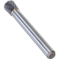 Борфреза твердосплавная обратный конус с двойной насечкой (8х8 мм; хвостовик 6 мм) ПНЕВМО-ТРЕЙД N0808-M06